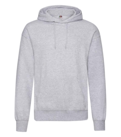 Fruit of the Loom Hoodie grå uden logo