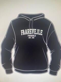 Hoodie med friskole logo