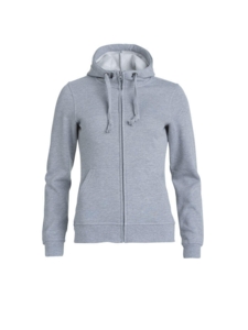 021035 Zip Hoodie Dame med logo og Vgf på ryg